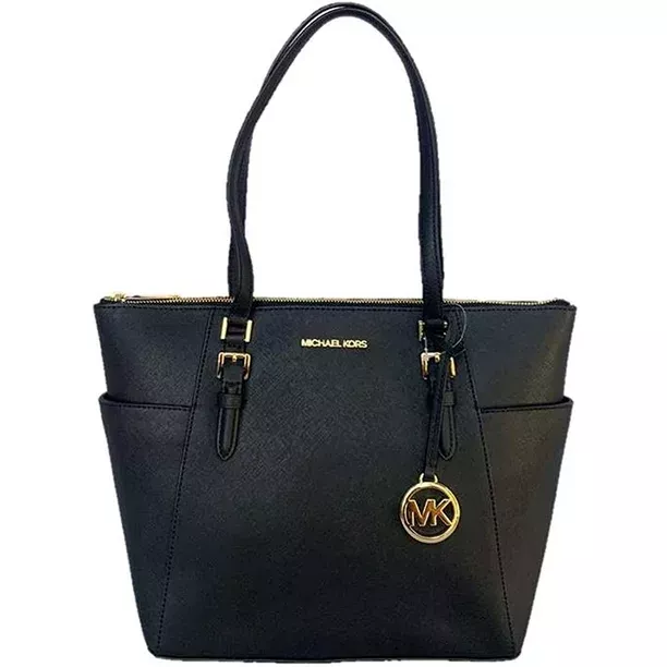 Michael Kors Charlotte Large Zip Tote Black