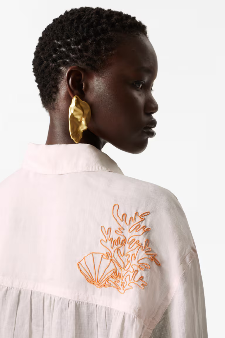 Oversized Irregular-Disc Earrings - Gold - Ladies | H&M GB | H&M (UK, MY, IN, SG, PH, TW, HK)