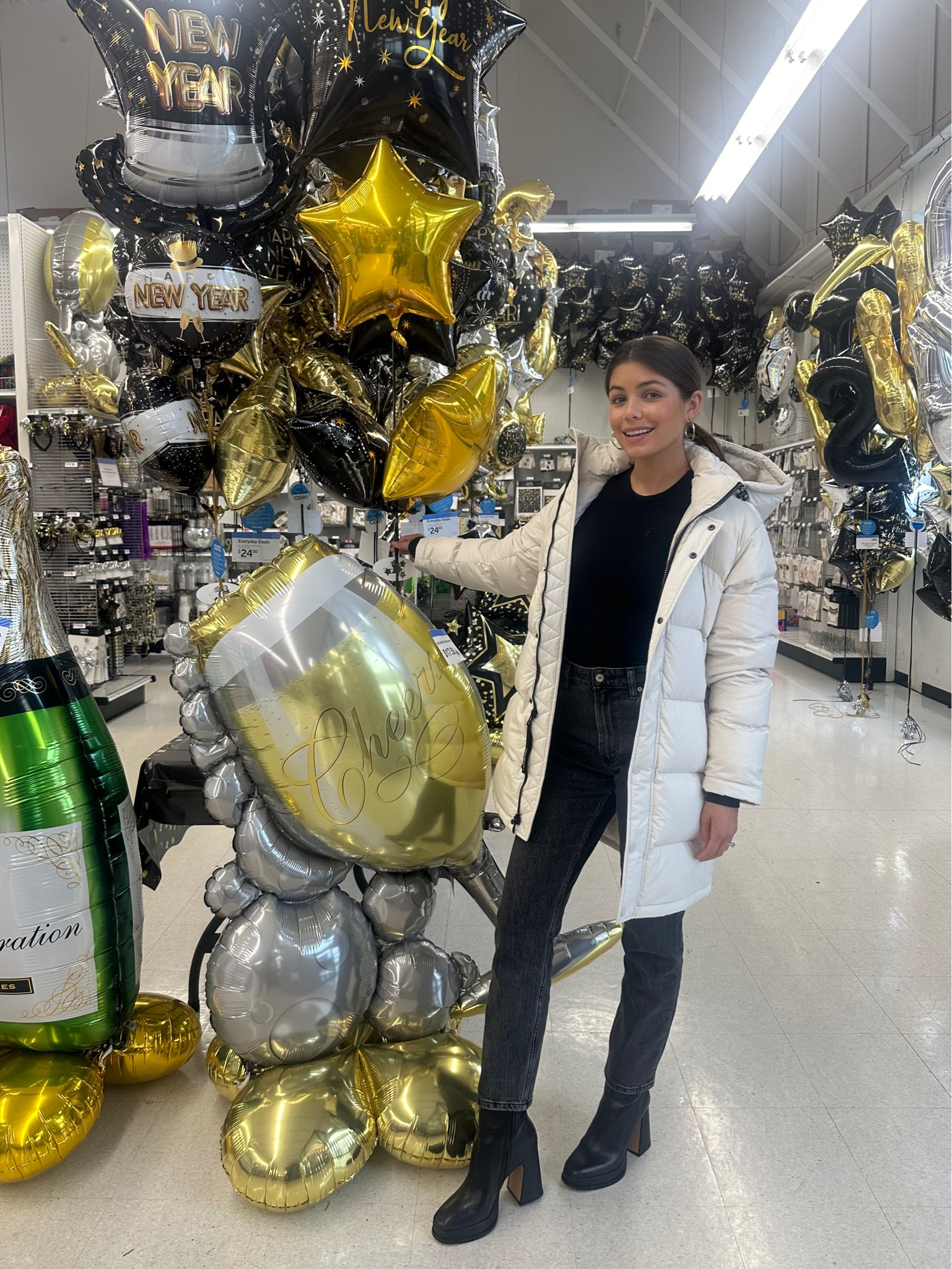 Live from Party City outfit // outfit for NYE 🖤✨🎉#LTKstyletip

#LTKSeasonal