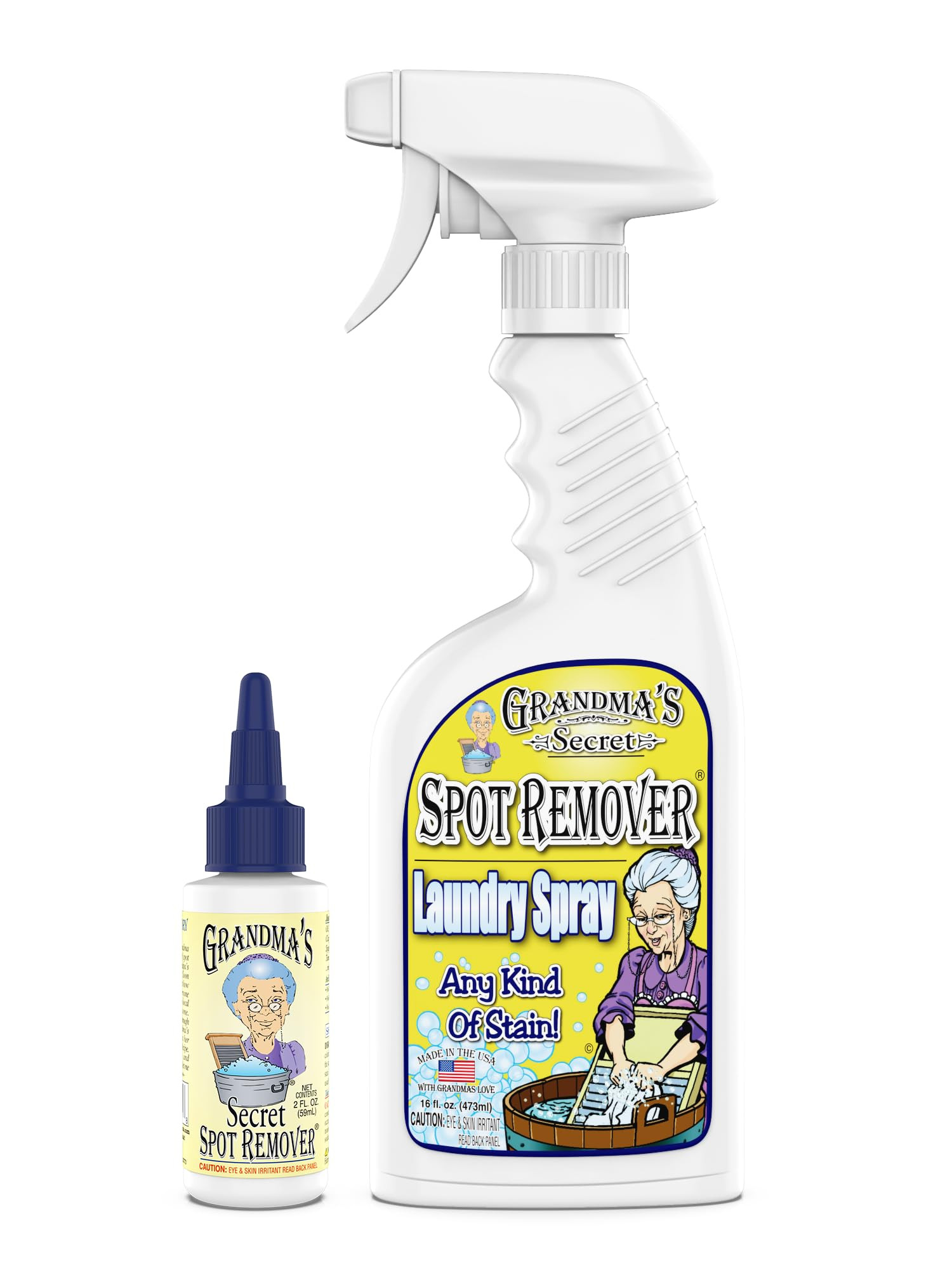 Grandma's Secret Spot Remover Laundry Spray - Chlorine, Bleach and Toxin-Free for Clothes - Fabri... | Amazon (US)