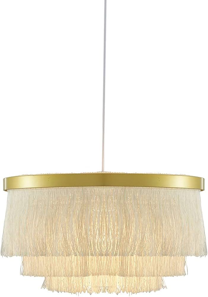 Saimmaa Nordic Romantic Pendant Lighting Tassel Chandeliers Creative Modern Ceiling Lights 3 Tier... | Amazon (US)