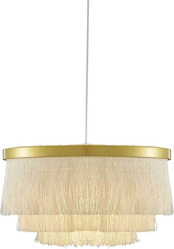Saimmaa Nordic Romantic Pendant Lighting Tassel Chandeliers Creative Modern Ceiling Lights 3 Tier... | Amazon (US)