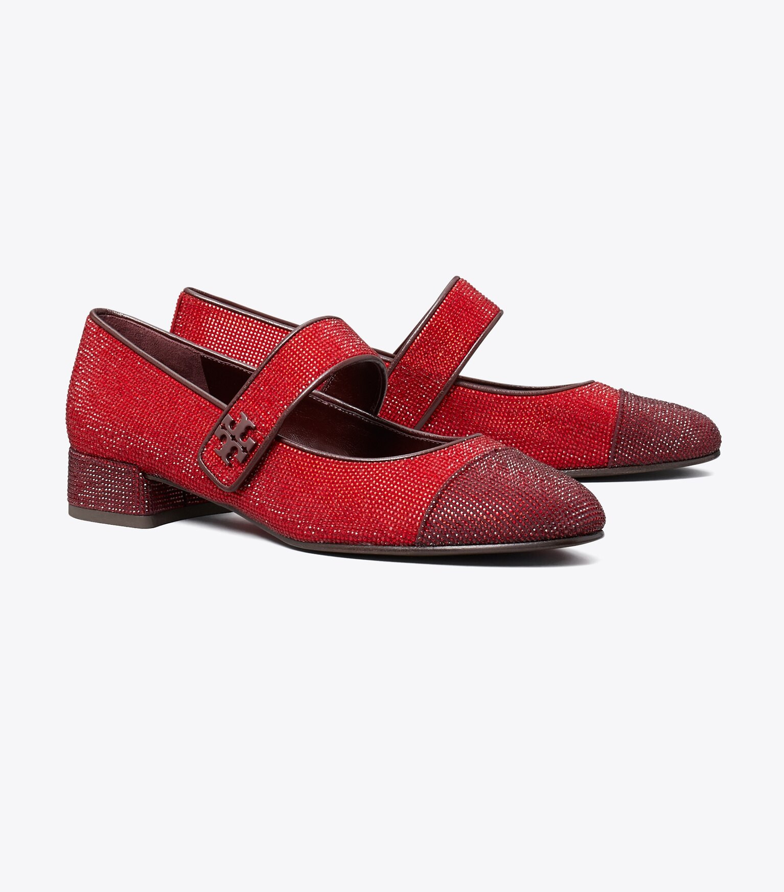 CAP-TOE MARY JANE PAVÉ HEELED BALLET | Tory Burch (US)
