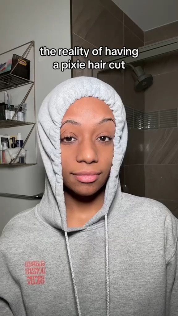 meet the final boss… a curly PIXIE cut 😵‍💫💔 throwback to my old hair! we’ve matured into a french bob #curlyhair #curlyhairroutine  #pixiecut