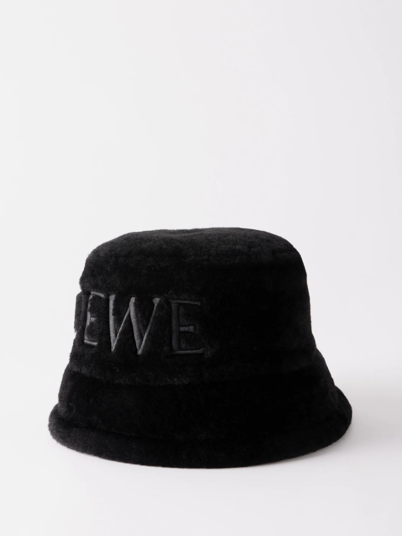 Logo-embroidered shearling bucket hat | LOEWE | Matches (US)