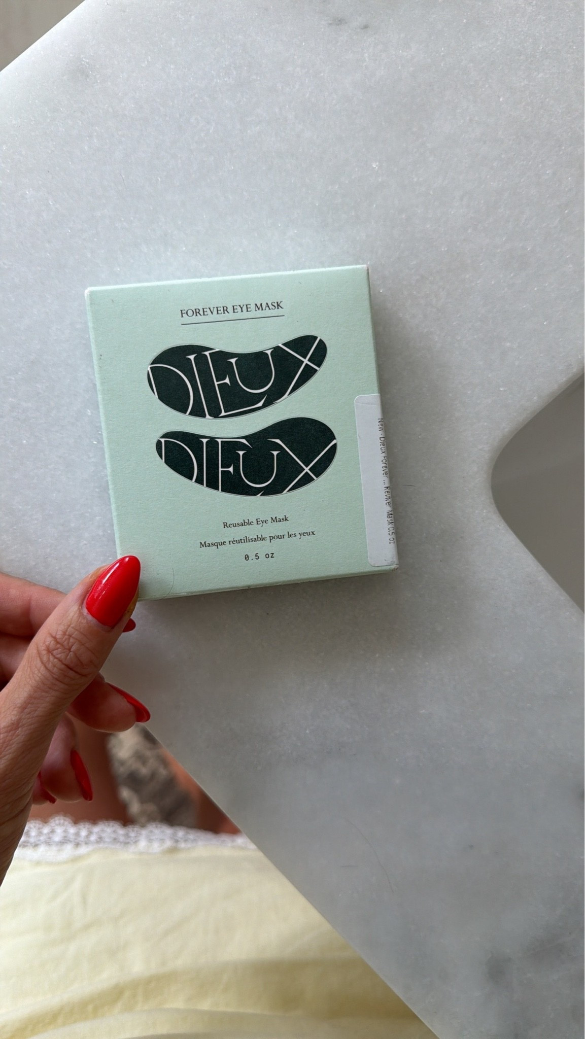 Reusable eye masks!