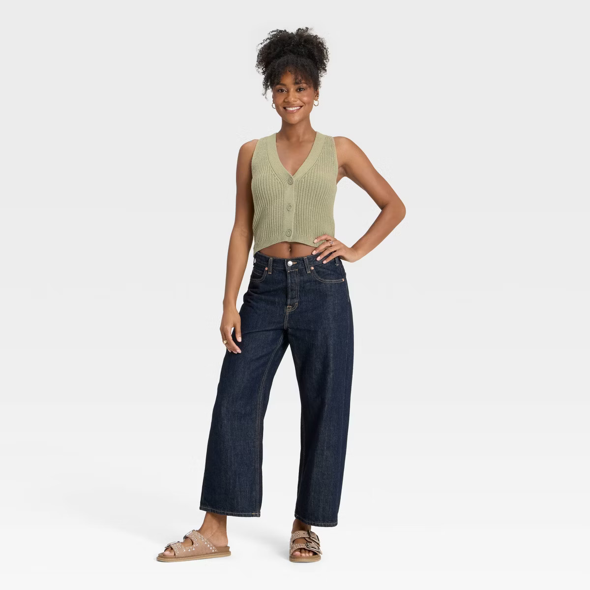 Women's Button-Front Sweater Vest - Universal Thread™ | Target