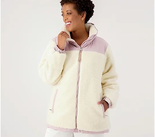 Artic Expedition Berber Puffer Coat - QVC.com | QVC