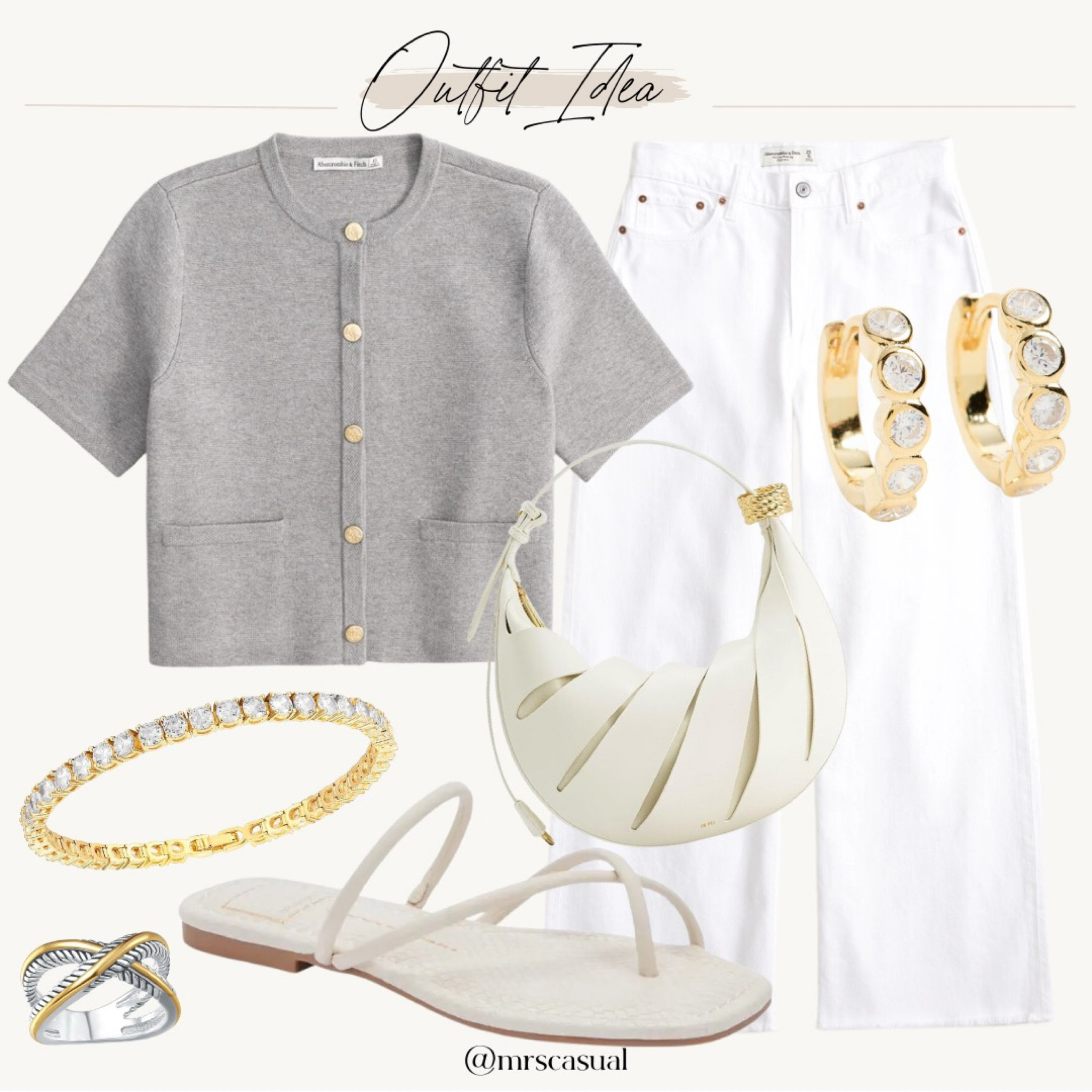 White wide leg jeans outfit idea 

#LTKfindsunder50 #LTKSeasonal #LTKfindsunder100