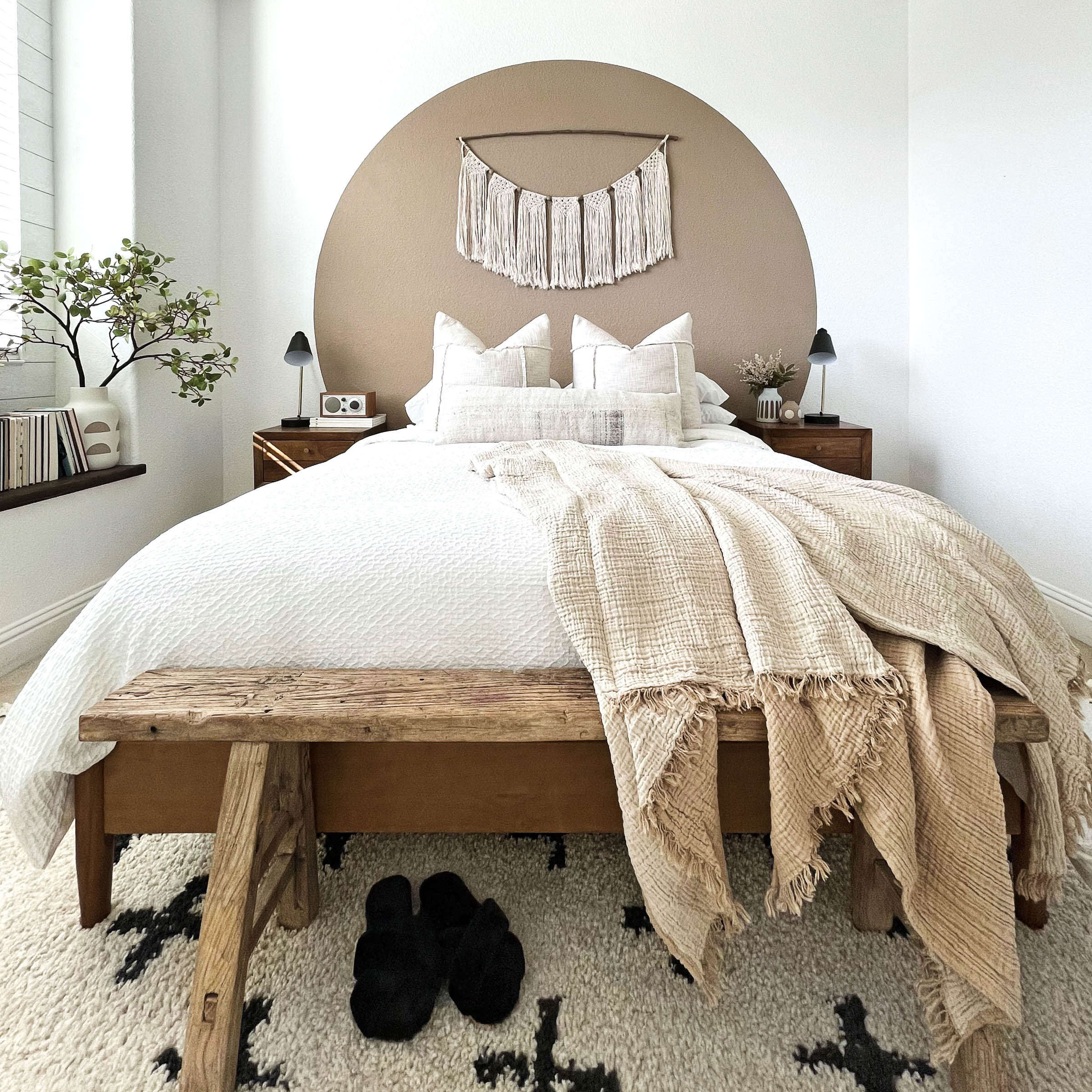 Joy |  Four Layered Crinkle Muslin Bed Cover | The Loomia