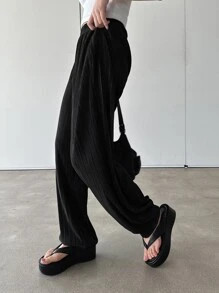 DAZY Solid Plisse Jogger Pants SKU: sw2211298311612389New$13.99$13.29Join for an Exclusive 5% OFF... | SHEIN