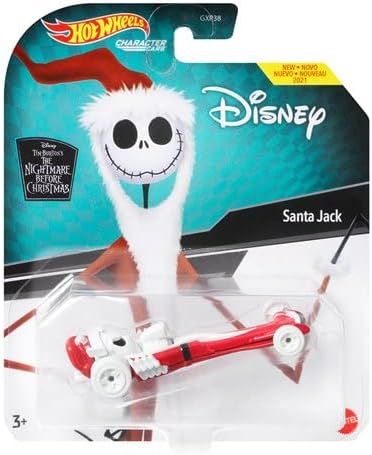 Amazon.com: Hot Wheels Disney Character Car Santa Jack : Toys & Games | Amazon (US)