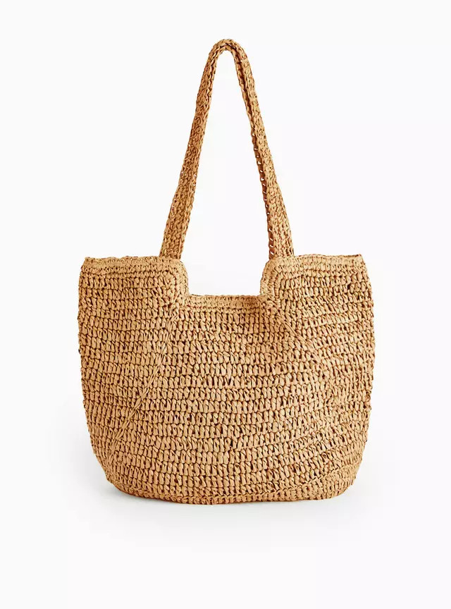 Neutral Straw Shopper Bag One Size | Tu Clothing