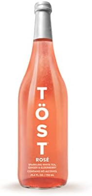 TOST ROSE All-Natural Alcohol-Free Sparkling Beverage, 25.4 Fl Oz (Pack of 3) | Amazon (US)