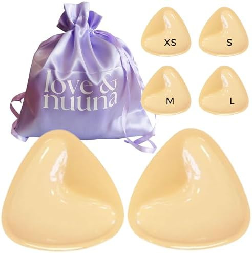 love & nuuna Double Sided Sticky Push Up Bra Inserts - Reusable Adhesive Bra with Padding - Stick... | Amazon (US)