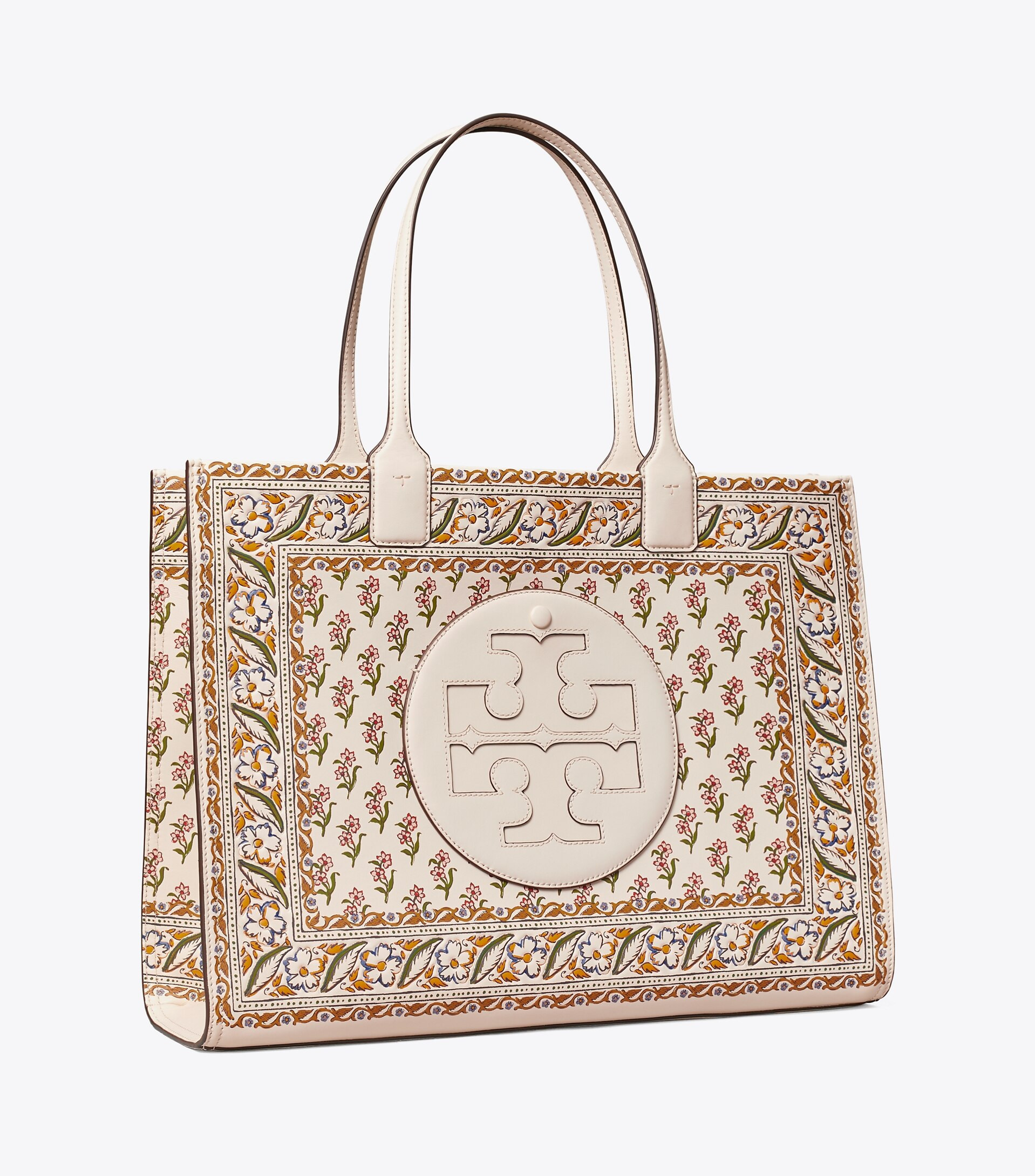 Ella Printed Leather Tote Bag | Tory Burch (US)