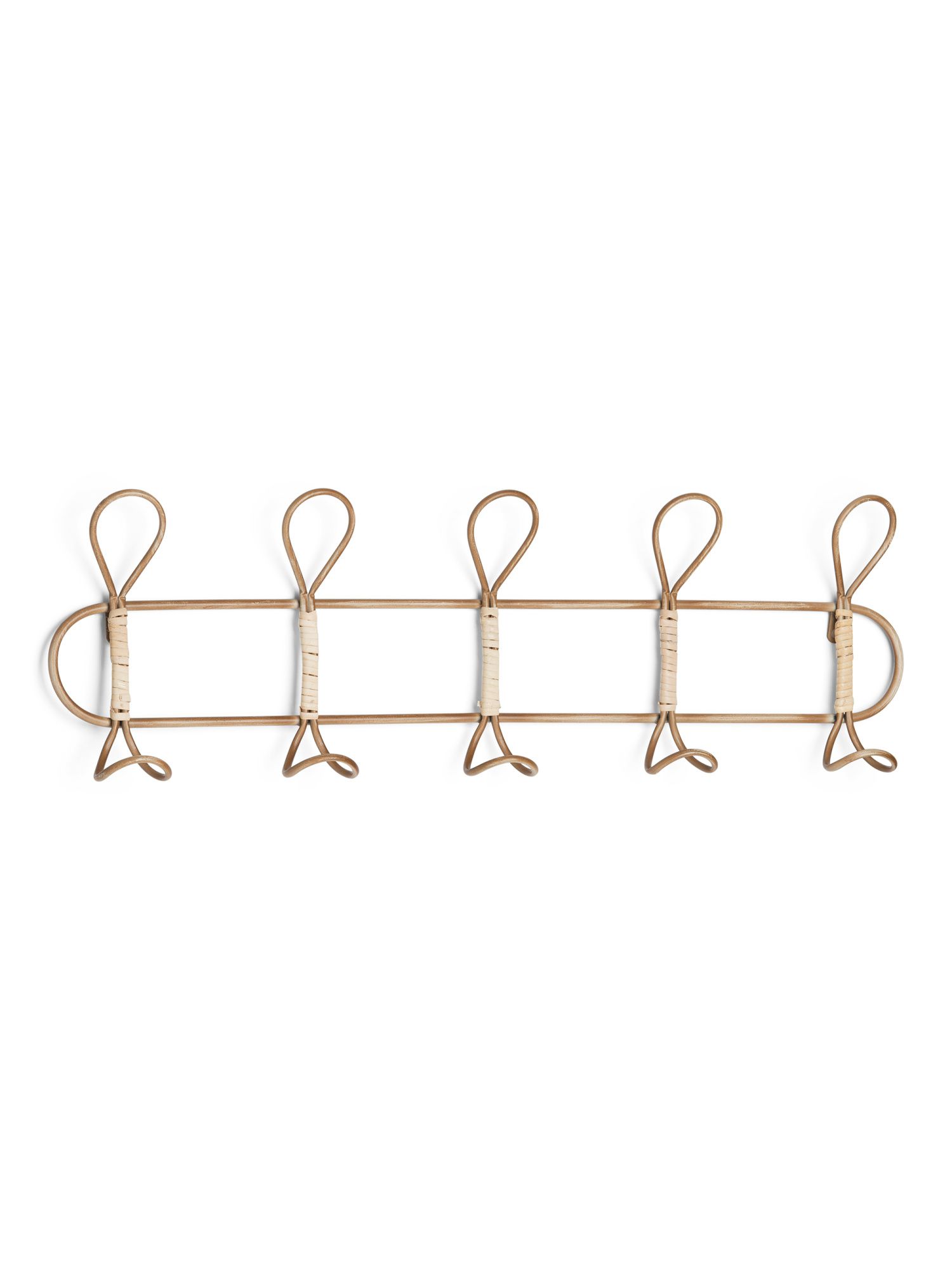 Metal &amp; Rattan Wall Hooks | TJ Maxx