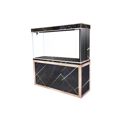 105-126 Gallon Glass+Manufactured Wood Modern Eco Aquarium Tank | Wayfair North America