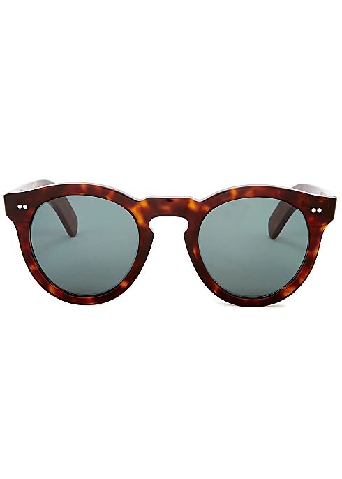 0734 tortoiseshell round-frame sunglasses | Harvey Nichols (Global)