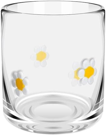 14 Ounce Icon Juice Glasses, Aesthetic Cocktail & Old Fashioned Drinking Glasses, Iconic Clear Gl... | Amazon (US)