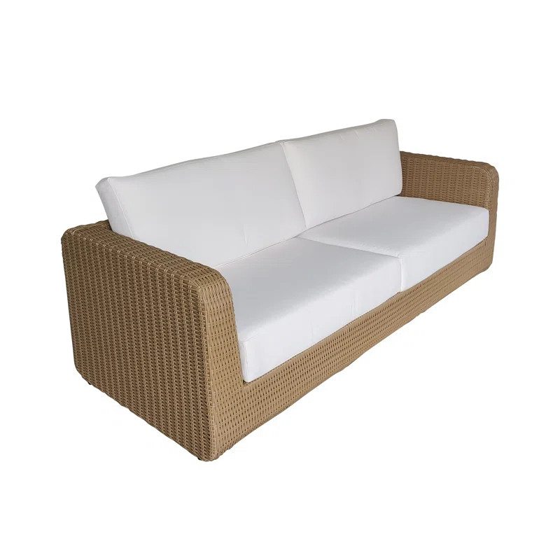 Savannah 84" Wicker Outdoor SofaByLatitude Run® | Wayfair North America