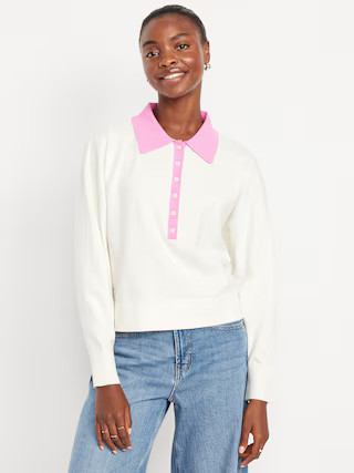 SoSoft Lite Cropped Polo | Old Navy (US)