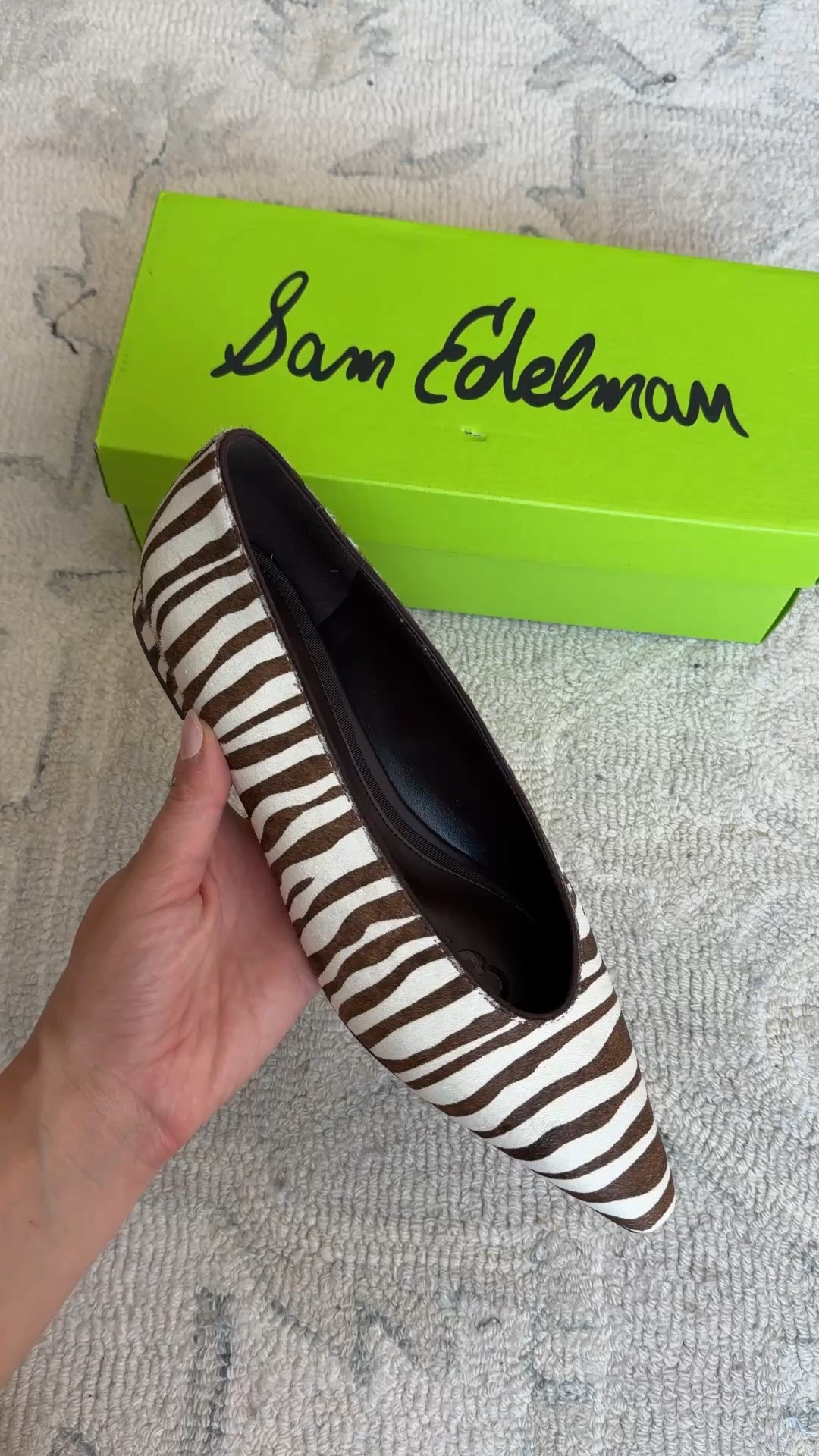 The easiest way to make a simple outfit feel instantly chic? Add a fun flat! This zebra-print pair is such a cute statement for fall 🤎

zebra print flats, fall shoes, trendy ballet flats, women’s fall fashion, statement shoes, affordable fall finds

#LTKSeasonal #LTKWorkwear #LTKNYFW