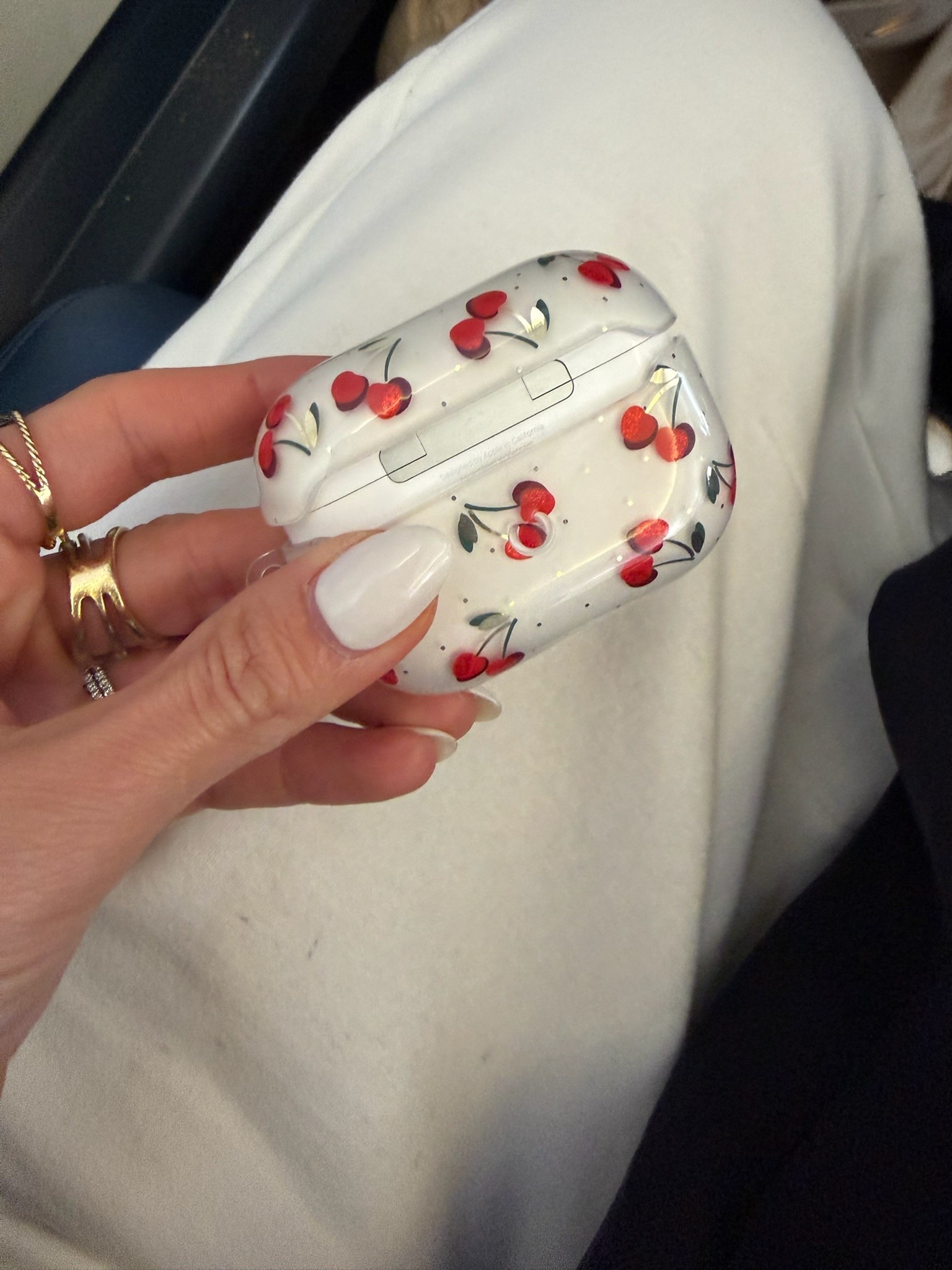The cutest little everyday essential 🍒 makes my AirPods feel way more fun and easy to find in my bag

such a good small upgrade that just makes everything feel a little more put together

airpods case, everyday accessories, cute finds, small details, purse essentials, annabrstyle

#LTKTravel #LTKOver40 #LTKSeasonal