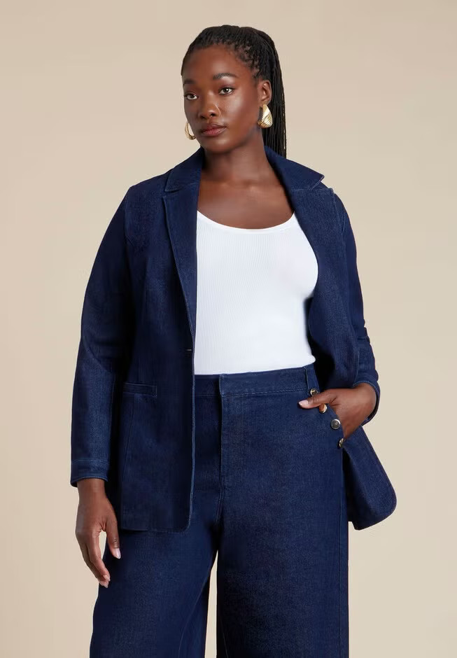 Denim Blazer | Eloquii