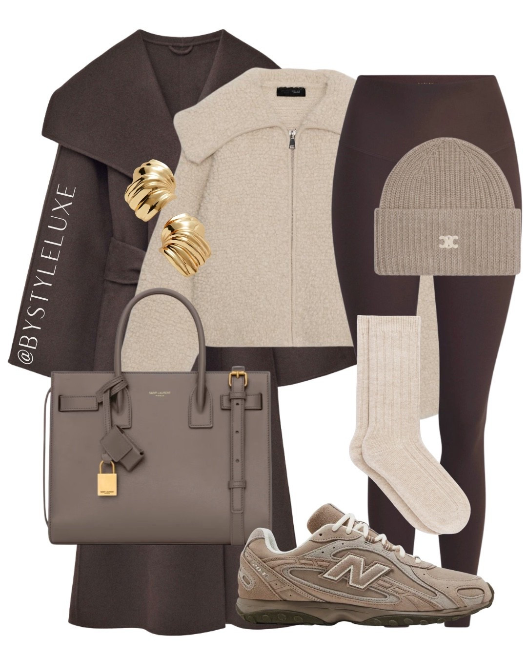 EVERYDAY WINTER OUTFIT - Styling this gorg brown coat with matching leggings and my fave New Balance trainers 

#coat #winteroutfit #trainers

#LTKuk #LTKwinter #LTKshoes