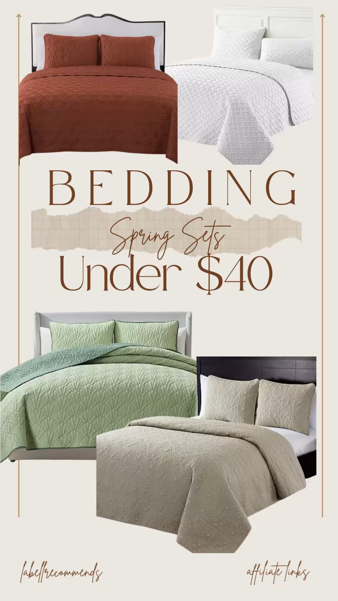Macy’s embossed 3 piece quilt bedding sets all under $40 are the perfect spring refresh fit your bedroom.

#bedding #quiltsets #embossedbedsets

Embossed bed sets, bedding sets, bedding sets under $40, white bedding, affordable bedding, spring bedding 

#LTKSaleAlert #LTKSeasonal #LTKHome