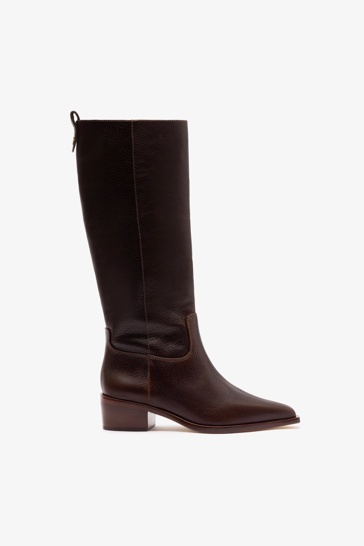 Florencia Boot In Brown Leather | Larroude