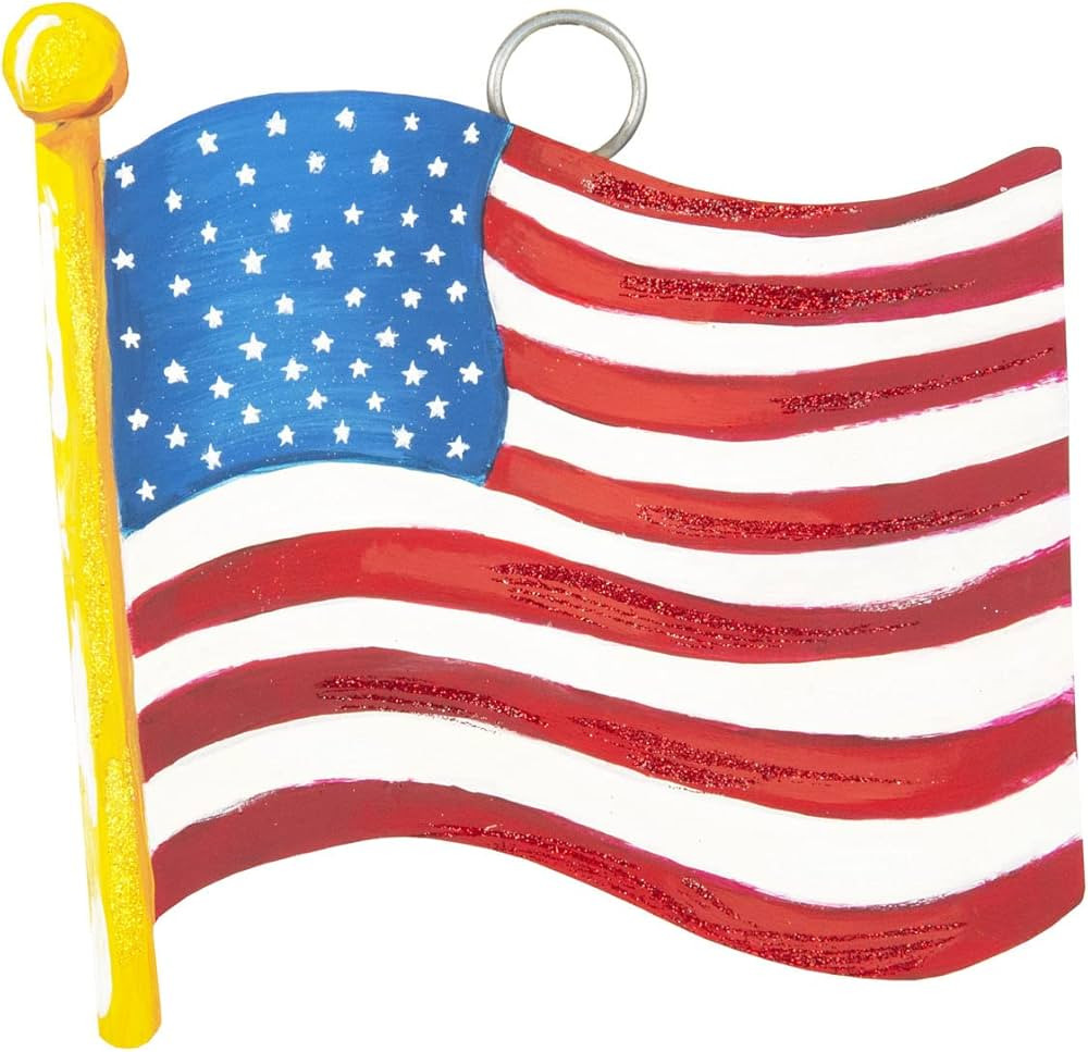 The Round Top Collection - Waving Flag Charm - Metal | Amazon (US)