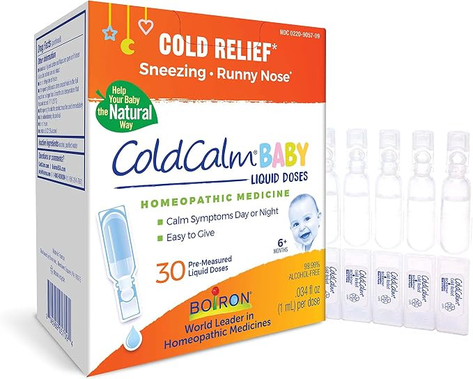 Boiron ColdCalm Baby Single-Use Drops for Relief from Cold Symptoms of Sneezing, Runny Nose, and ... | Amazon (US)