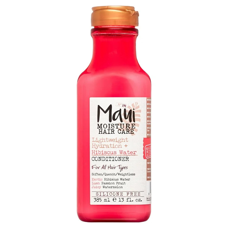 Maui Moisture Lightweight Hydration + Hibiscus Water Moisturizing Conditioner, 13 fl oz | Walmart (US)