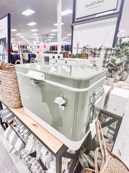 Just found the cutest cooler just in time for camping season! This hearth and hand cooler goes perfect with our vintage camper. 
Target finds
Camper decor
Camping supplies 
Vintage camper
Vintage cooler


#LTKhome #LTKFind #LTKSeasonal