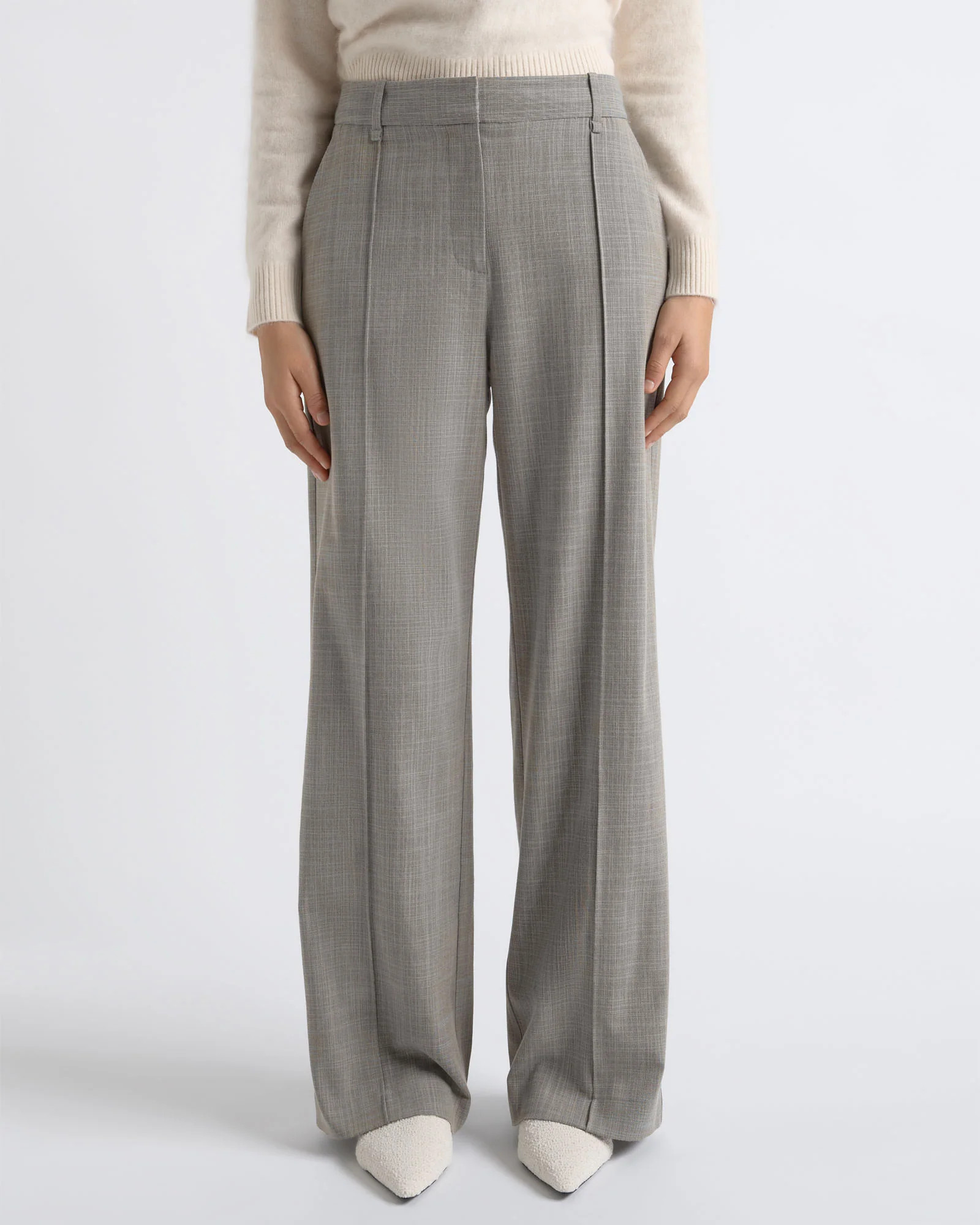 Relaxed Pin Tuck Pant | Cue AU