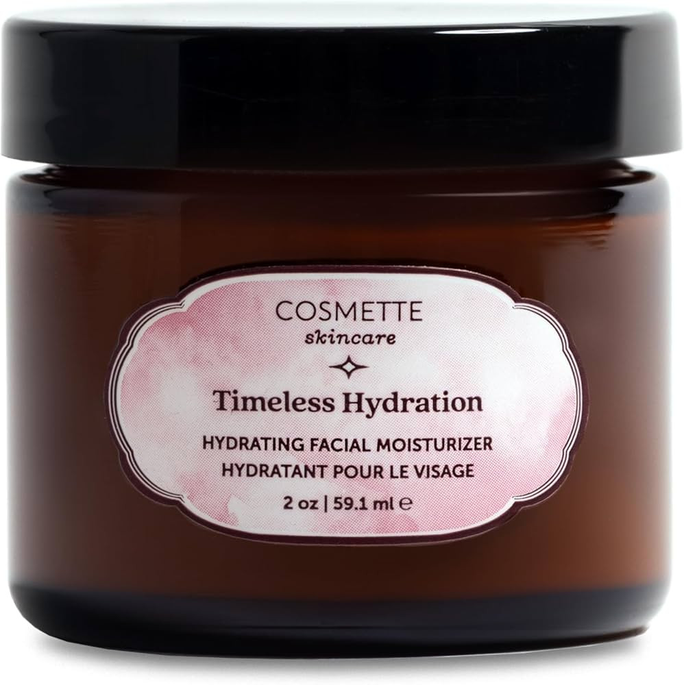 Cosmette Timeless Hydration - Anti Aging Hyaluronic Acid Face Moisturizer with Squalane, Ceramide... | Amazon (US)