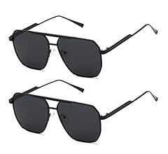 Kimorn Polarized Sunglasses Womens Men Retro Oversized Square Vintage Fashion Shades Classic Larg... | Amazon (US)