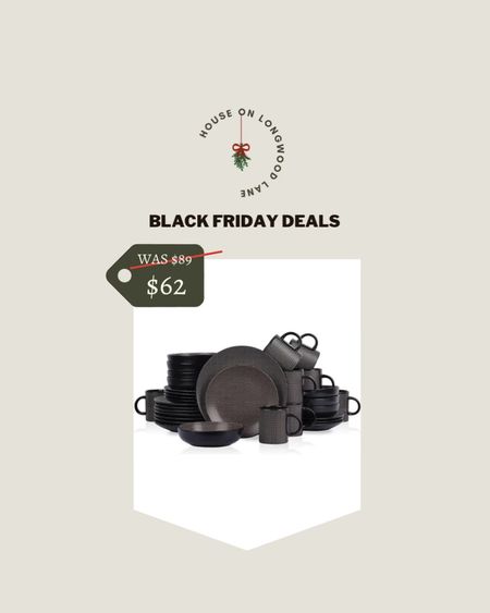 Black Friday Deal! Save 30% OFF on Stone Lain Daisy Stoneware 32-piece Round Dinnerware Set! That’s a great price would be a great addition to Christmas decor & hosting a dinner party! #BlackFriday

#LTKhome #LTKHoliday #LTKsalealert