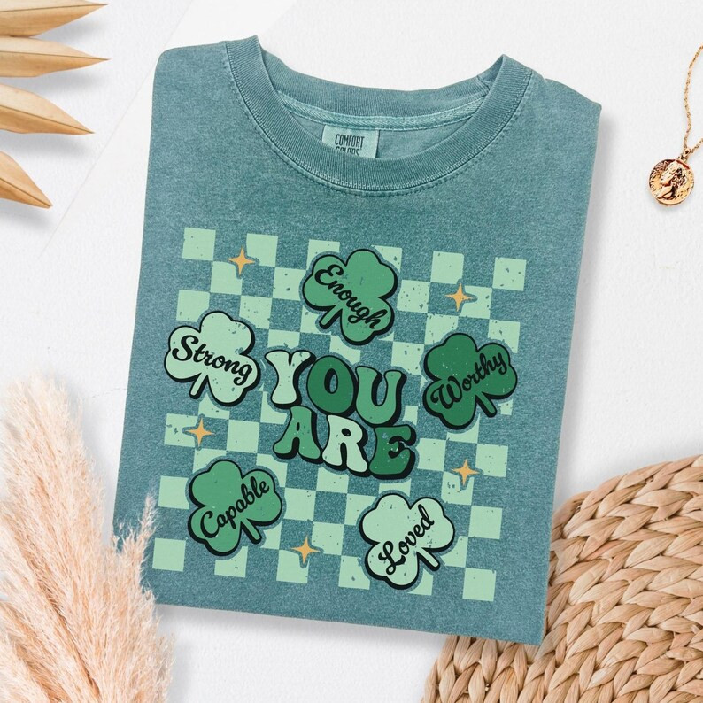 Comfort Colors® Retro Lucky Charm Shirt, Teacher Patricks Day Shirt, Shamrock Shirt, Teacher Shi... | Etsy (US)