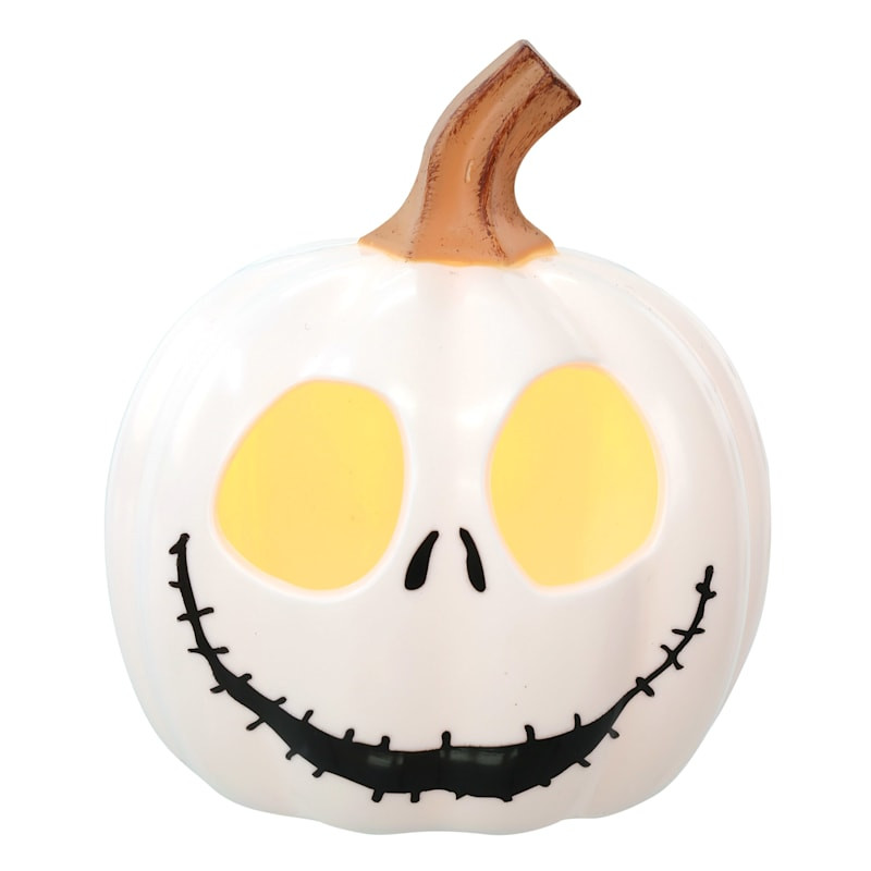 Mini Jack Skellington Light-Up Pumpkin, 3" | At Home