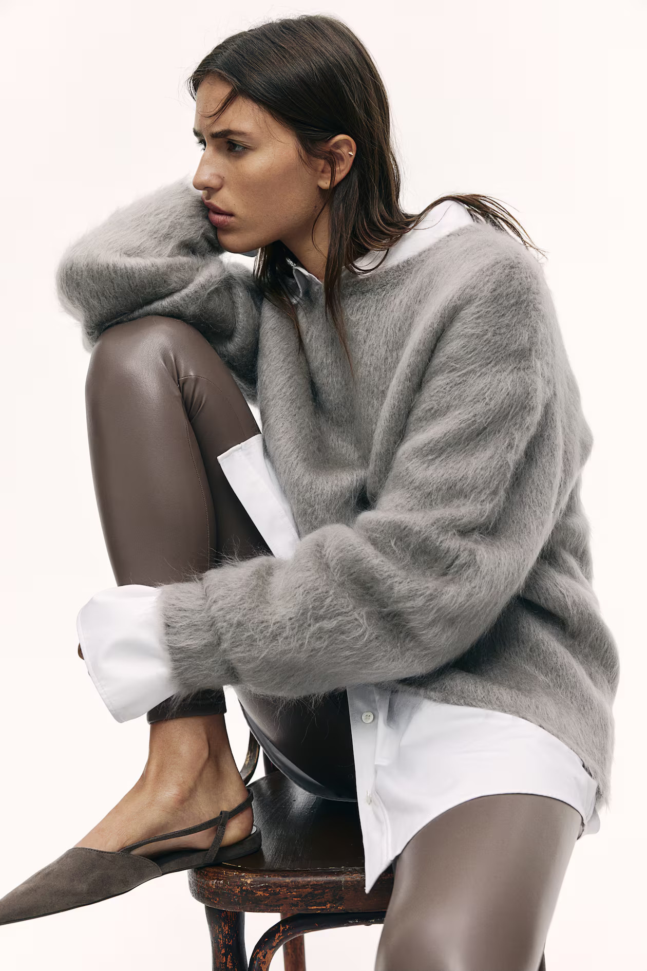 Coated leggings | H&M (UK, MY, IN, SG, PH, TW, HK)