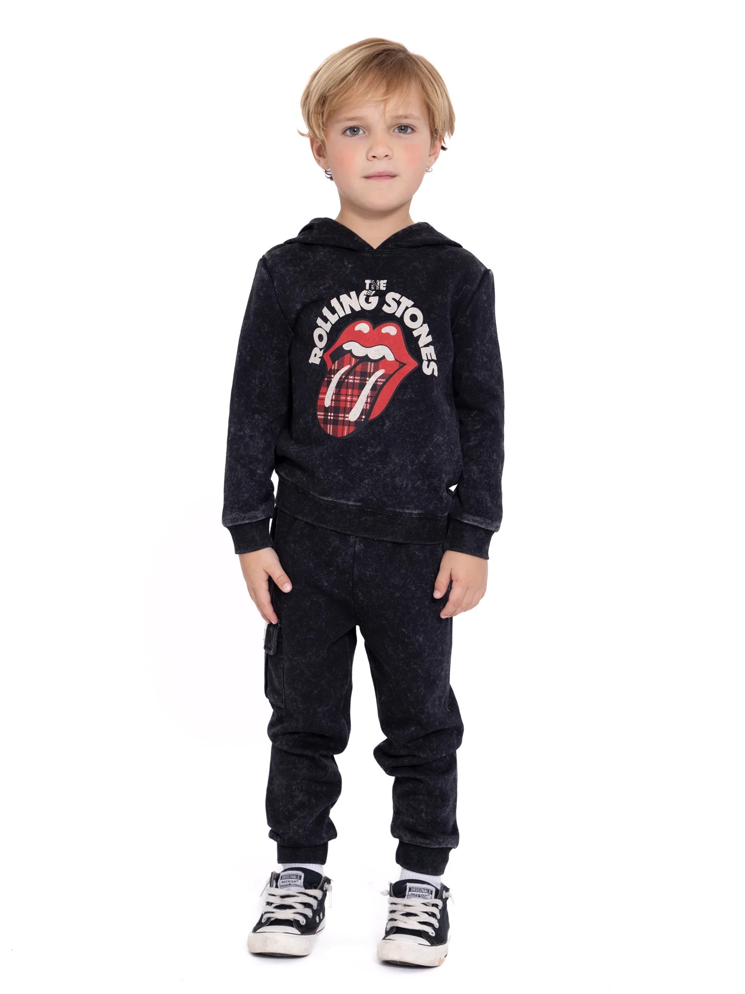Rolling Stones Toddler Boy Hoodie and Joggers Set, Sizes 12M-5T | Walmart (US)