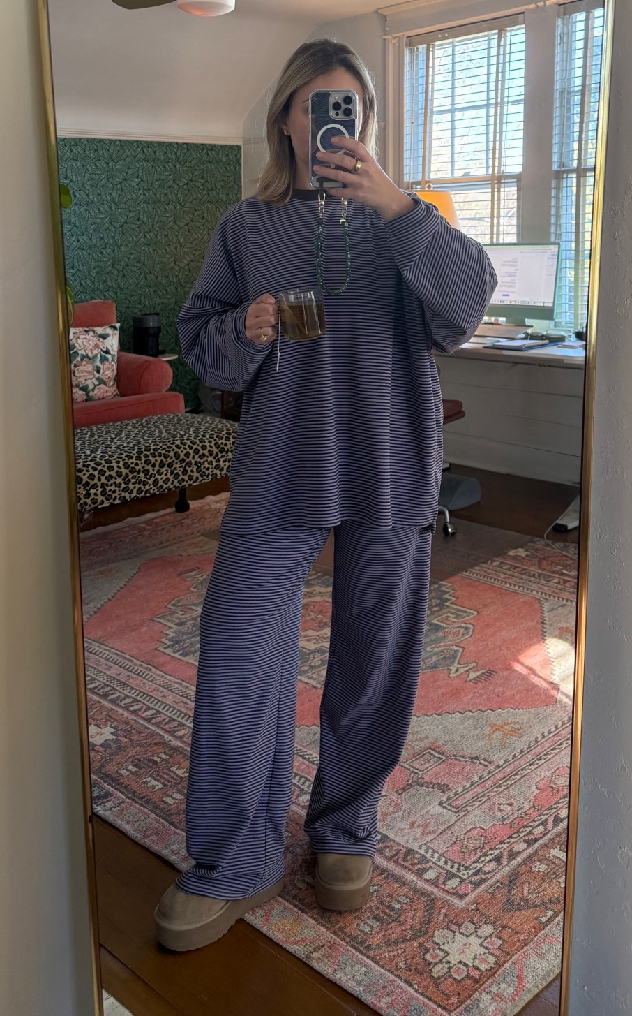 Favorite striped set - super warm/thick! 

#LTKmomlife #LTKootd #LTKPetite