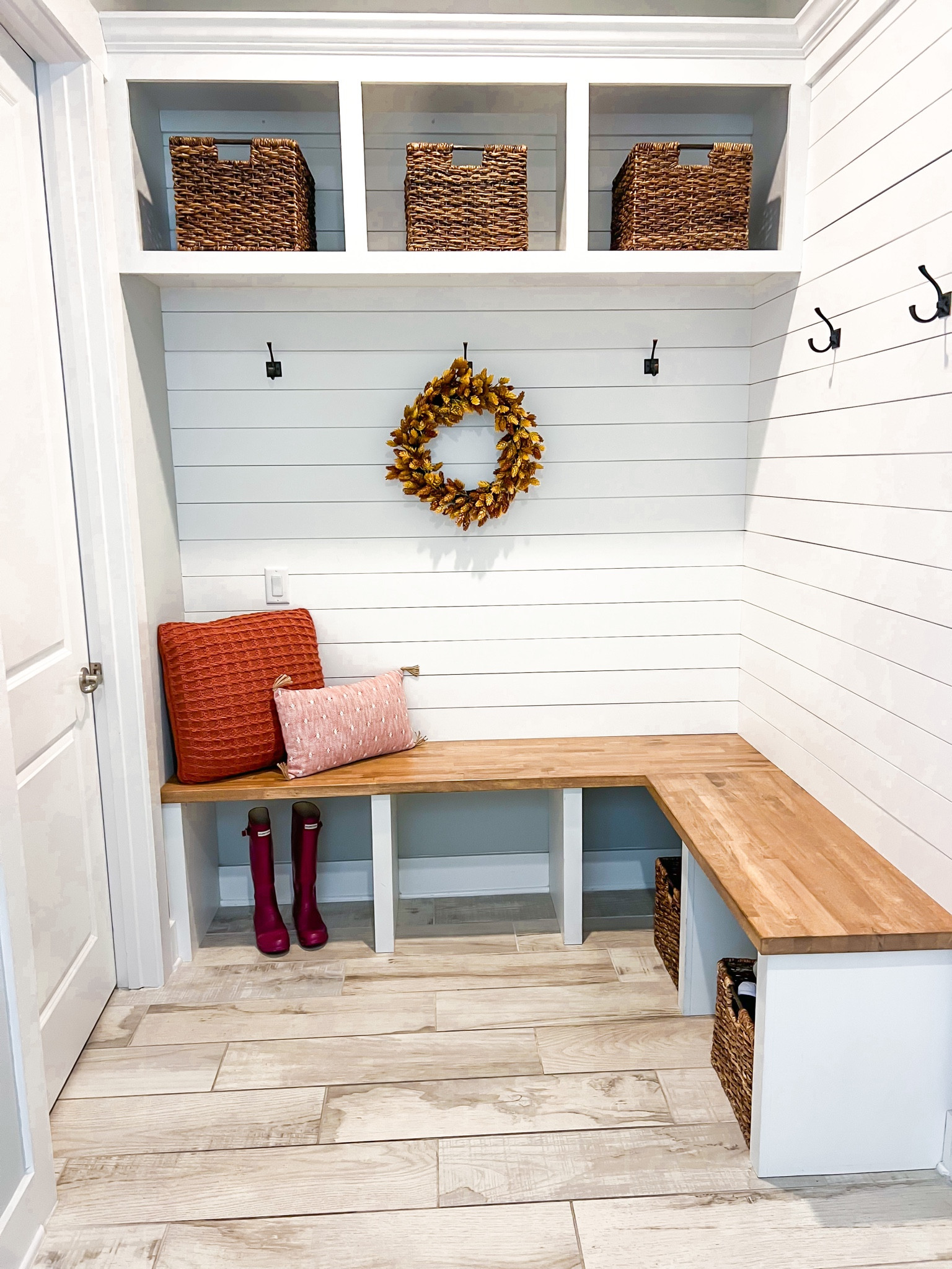 Fall home decor. Target home decor. Fall pillows. Fall wreath. Costar home. Mudroom style. Mudroom design. Mudroom inspo.

#LTKunder50 #LTKSeasonal #LTKhome