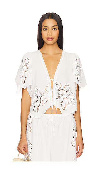 Emina Top in White | Revolve Clothing (Global)
