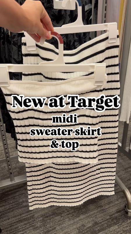 New at Target 🎯 Midi Sweater Skirt & Top 

$22 for Top
$28 for Skirt 

#LTKVideo #LTKStyleTip #LTKFindsUnder50