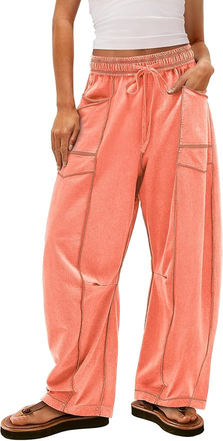 Yanekop Baggy Wide Leg Pants Palazzo Pants | Amazon (US)