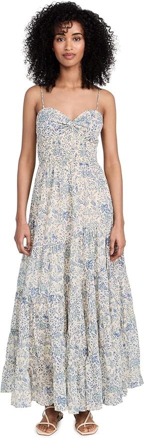 Free People Women's Sundrenched Printed Maxi Dress | Amazon (US)